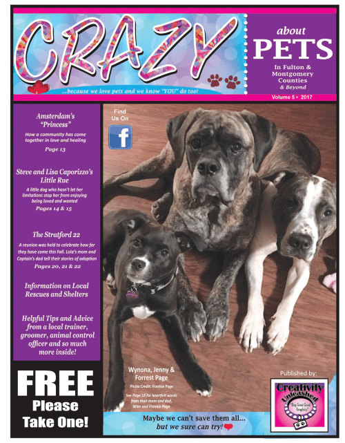 Fifth Issue Crazy About Pets Magazine